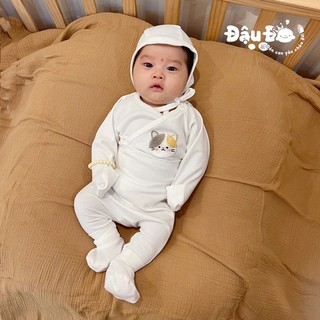 Bộ sơ sinh bambo sợi tre & cotton