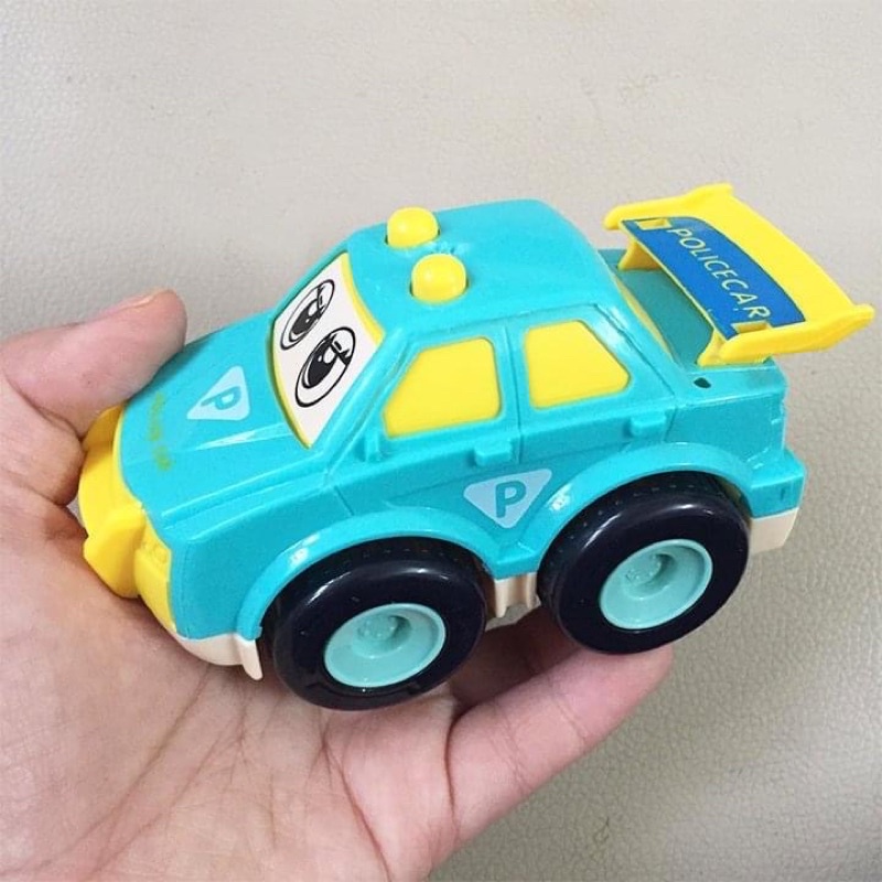 Set 8 xe poli chạy đà không cần pin cho bé