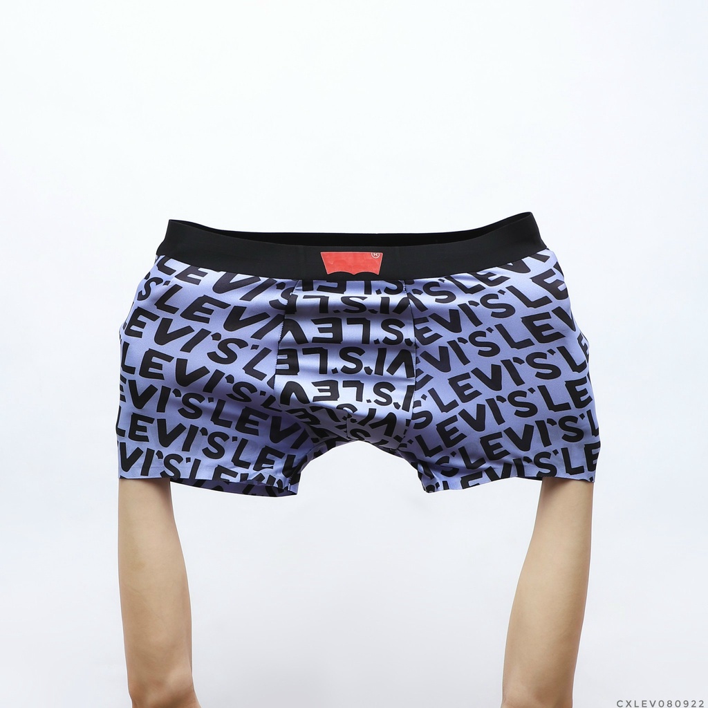 Quần lót boxer nam, quần sịp nam họa tiết đúc khối, đai lưng xịn, mặc siêu thích 80922