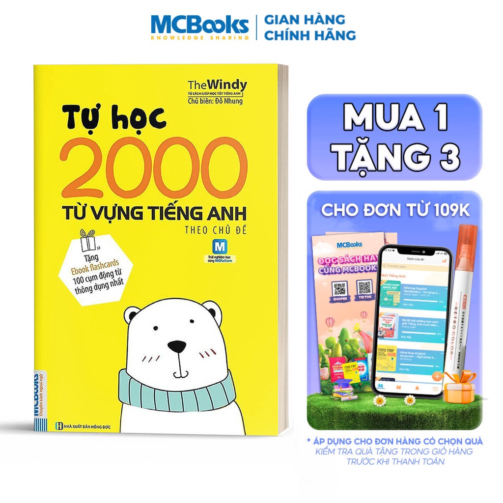 Sách - Tự Học 2000 Từ Vựng Tiếng Anh Theo Chủ Đề Phiên Bản Khổ Nhỏ Dành Cho Người Học Căn Bản - Học Kèm App Online