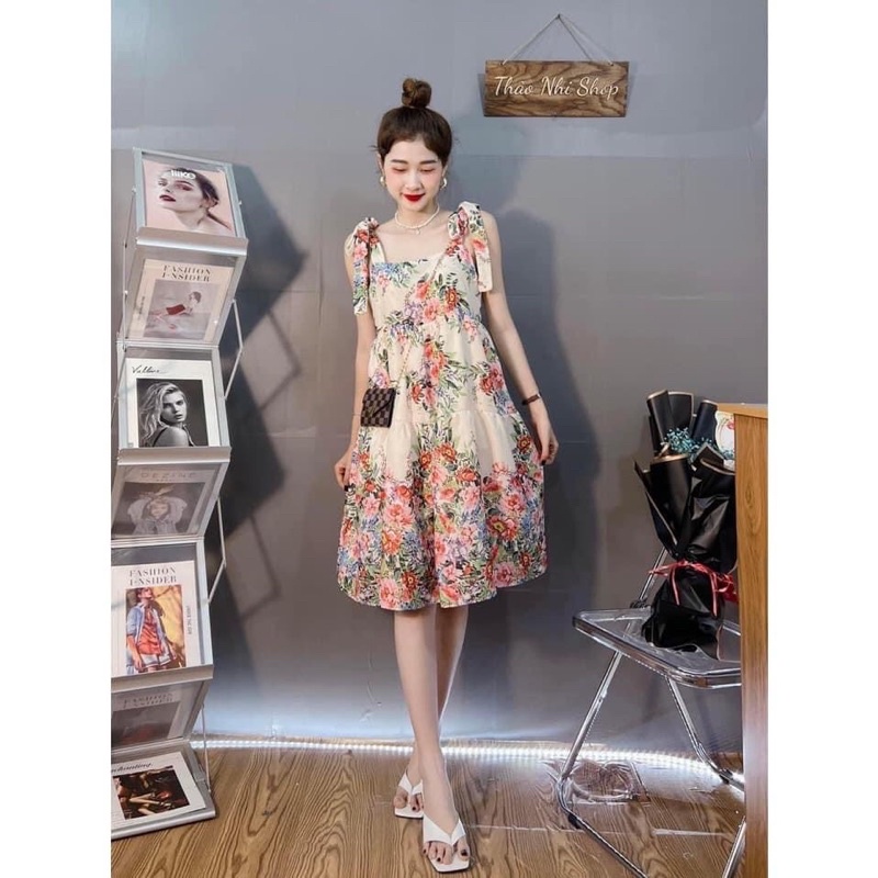 đầm babydoll hoa