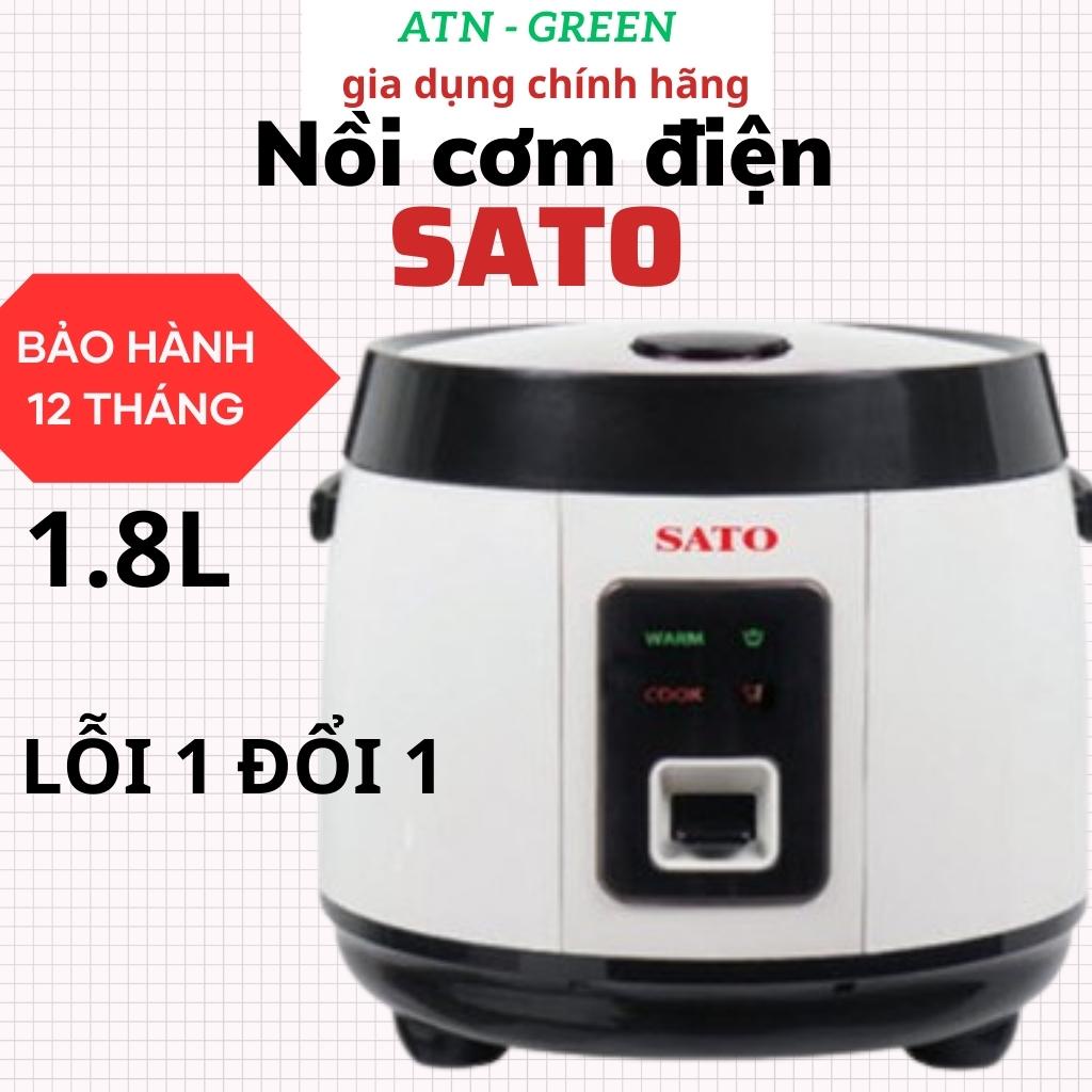 Nồi Cơm Điện SATO 18F061, Dung Tích 1.8L, Công nghệ Nhật Bản – Sản xuất tại Việt Nam.
