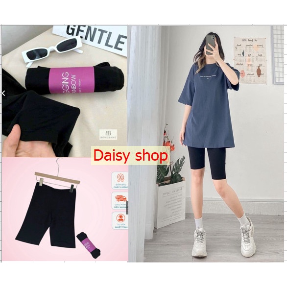 Quần Legging LOẠI 1 nữ lửng, quần đùi ngố chun lưng siêu dẻo siêu co dãn tập Gym,Yoga