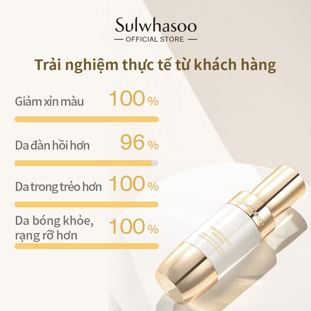 Tinh Chất Dưỡng Da Sáng Mịn Săn Chắc SULWHASOO CONCENTRATED GINSENG BRIGHTENING SERUM 8ml