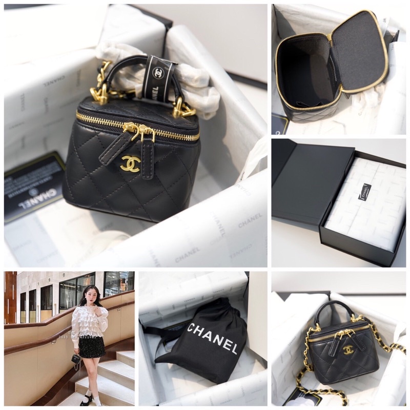 Túi chàn neo vanity mini spsl fullbox size 10,5x8,5