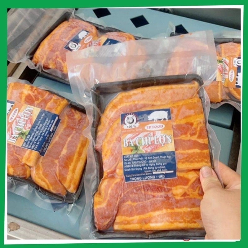 Ba chỉ lợnheo ướp nướng bbq 1kg GIÁ SỈ thơm ngon tiện lợi