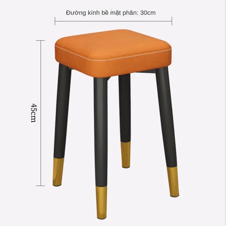 Ghế Da Vuông Xếp Chồng Sang Trọng Thời Trang Cho Phòng Khách
