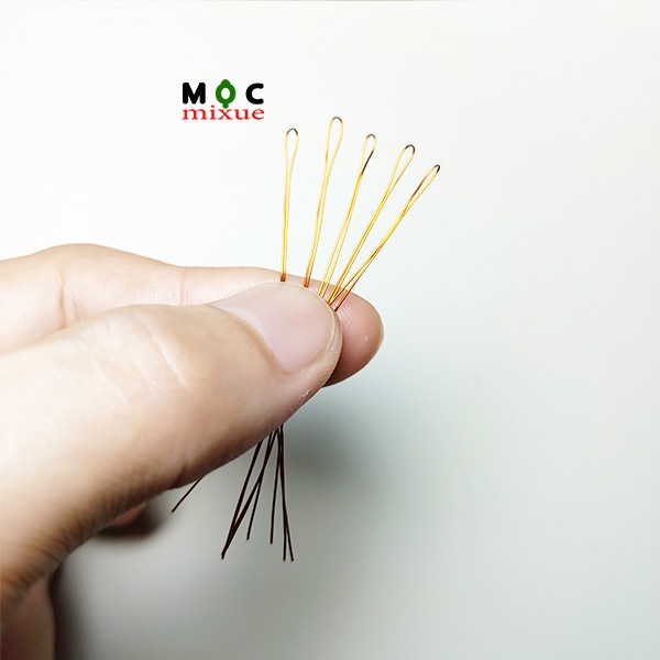 5 chiếc kim gập 0,3 mm xâu vòng đá - Mộc mixue
