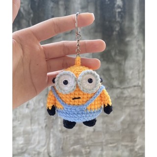 móc khoá minion bằng len