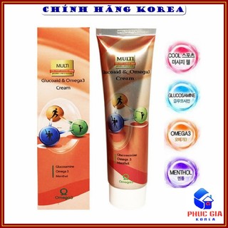 Dầu Lạnh Hàn Quốc Glucosamine & Omega3, Tuýp 165ml