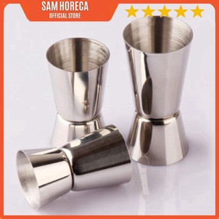 Jigger inox, ly đong 2 đầu 15-30ml, 20-40ml, 25-50ml - nghiền pha chế