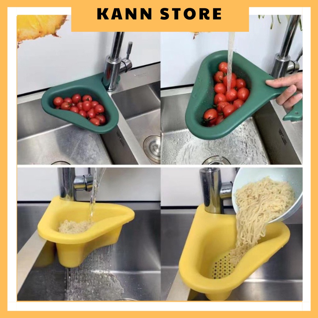 Khay lọc rác nhỏ gọn sử lý thức ăn thừa nhanh chóng,Khay Lọc Rác Gắn Vòi Rửa Bát Hình Thiên Nga - Khay Lọc Rác Đa Năng K