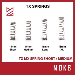 Lò xo bàn phím cơ - tx mx spring short | medium