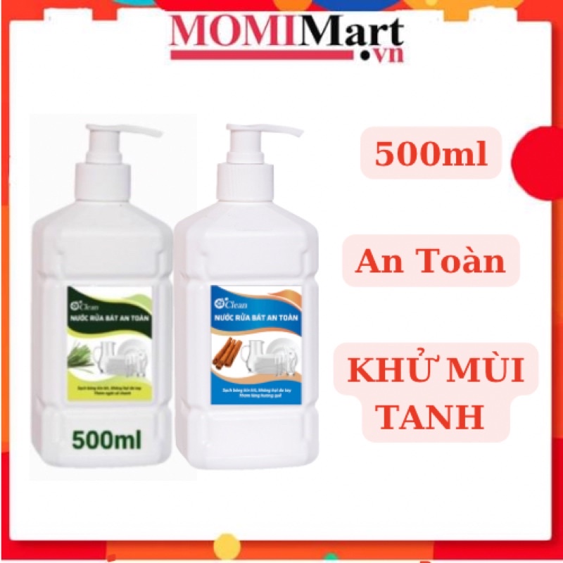 Nước rửa chén tinh dầu thiên nhiên an toàn OCLEAN (orenji) 500ml