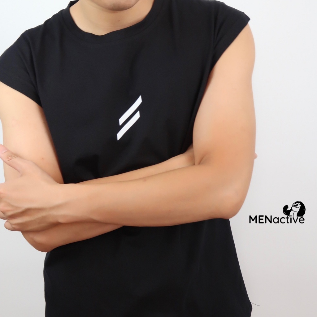 Áo ba lỗ thể thao thời trang nam MENactive cotton mềm mại, thoáng mát ABL03