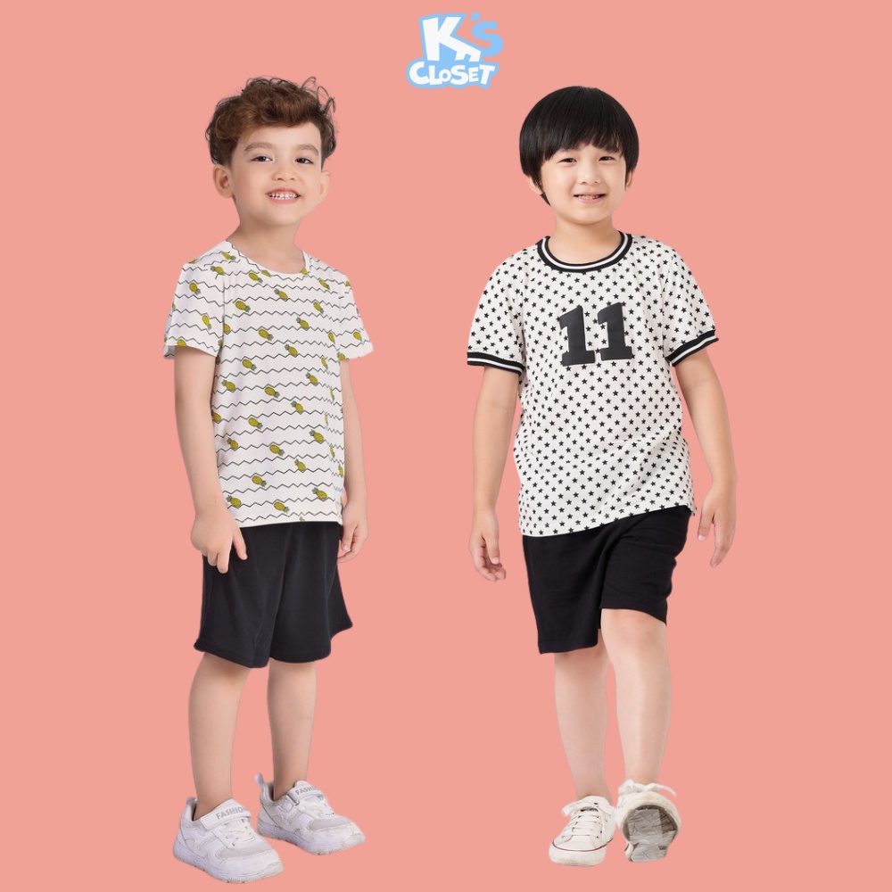 Bộ Quần Áo Cộc Tay K s Closet Cho Bé Trai Và Bé Gái 2 - 8 Tuổi KT69TWS