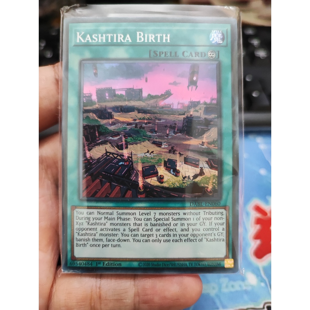 1 lá thẻ bài Kashtira Birth - DABL-EN060 - Super Rare 1st Edition