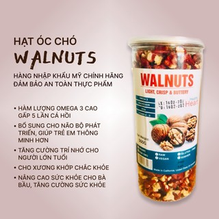 Hạt óc chó đỏ nhập khẩy từ mỹ 100%-500gr