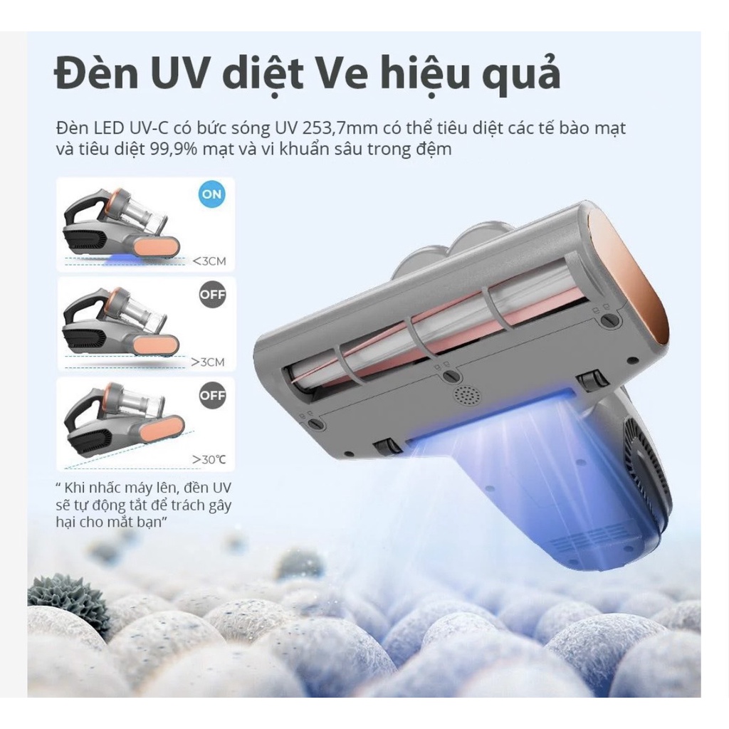 Máy hút đệm diệt khuẩn thông minh Smarock S10 Pro