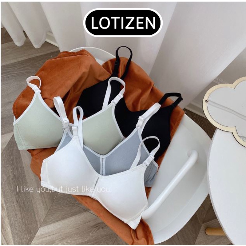 Áo lót nữ cotton kiểu trơn phong cách hiện đại ANM-48