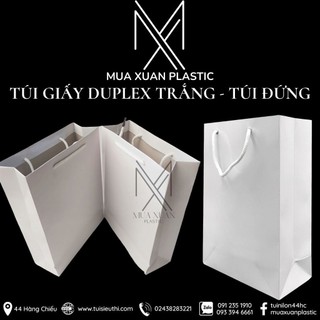 Túi giấy trắng đẹp các cỡ - Combo 10 chiếc