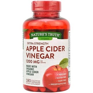 Viên giấm táo giảm cân Apple Cider Vinegar 1200mg-180 viên_ Hàng Mỹ chính hãng