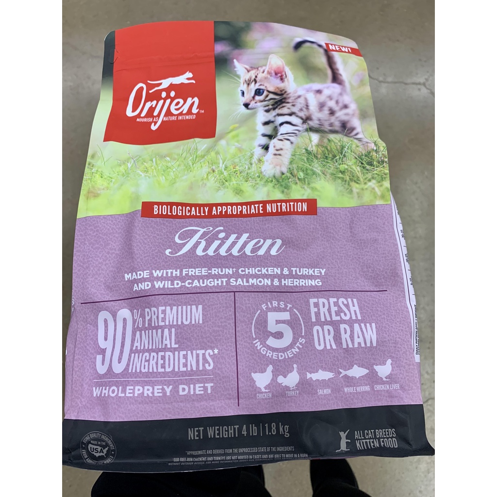 ORIJEN KITTEN - Thức Ăn Hạt Cho Mèo Con