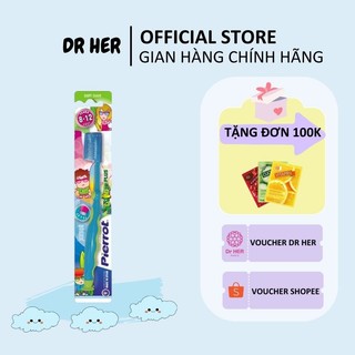 Bàn chải đánh răng trẻ em siêu mềm pierrot junior plus pier0090