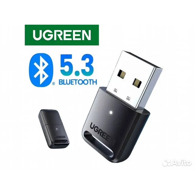 Bluetooth 5.3 USB Adapter Ugreen 90225 Chính hãng CM591 ( khoản cách 20m ghép cùng lúc 7 thiết bị, ADR bảo mật )