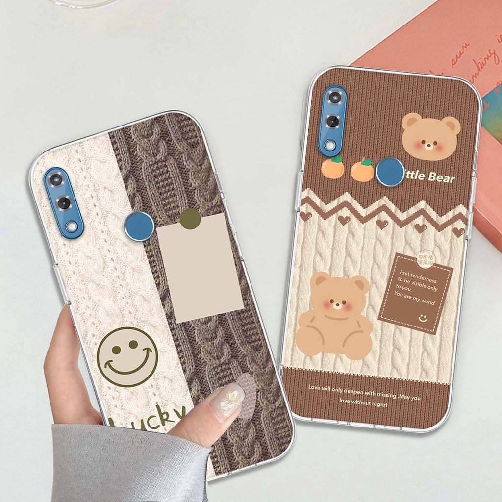 Ốp lưng Vsmart Star / Star 3 / Star 4 in hình họa tiết len Lucky Bunny,Bear,Smile