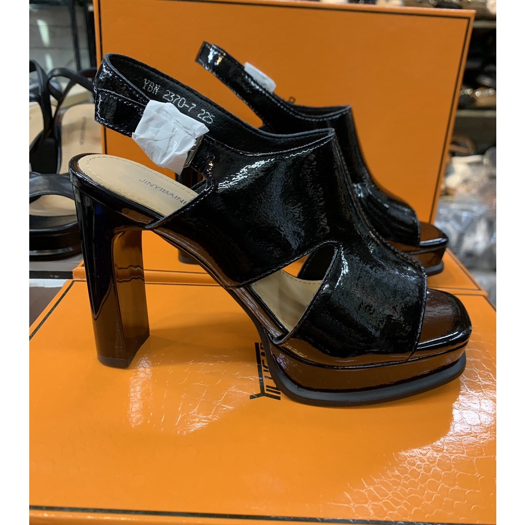 Sandal Nữ Cao Đều Da Mềm Gót Cao 10cm Hàng QCCC