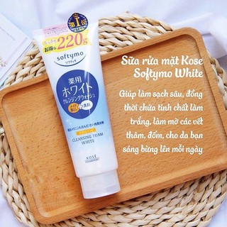 Sữa rửa mặt Kose Softymo Nhật Bản