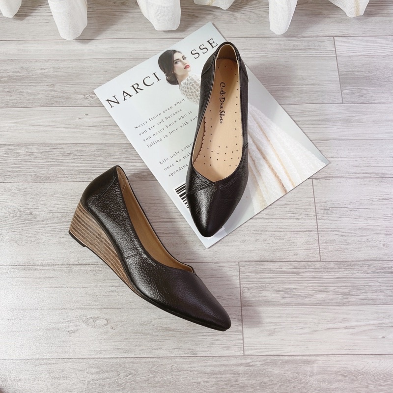 Giày đế xuồng da thật - 2097