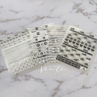 sticker lụa 5d thương hiệu dán móng tay nail