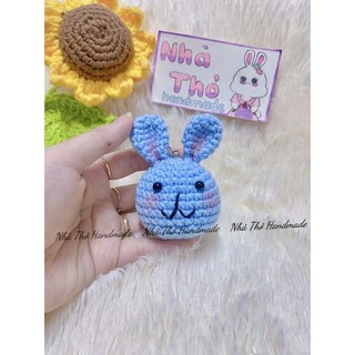 [Handmade] Móc khoá len thỏ