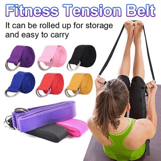 Dây Đai Tập Luyện,Dây Tập Yoga, Đai Cotton Dài 1,8m Bền Bỉ Hổ Trợ Tập Giãn Cơ Gym Yoga Tại Nhà Tiện Lợi Kiểu Tốt.