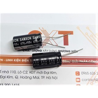 Tụ hóa 470uf 50v 10x20mm p5mm