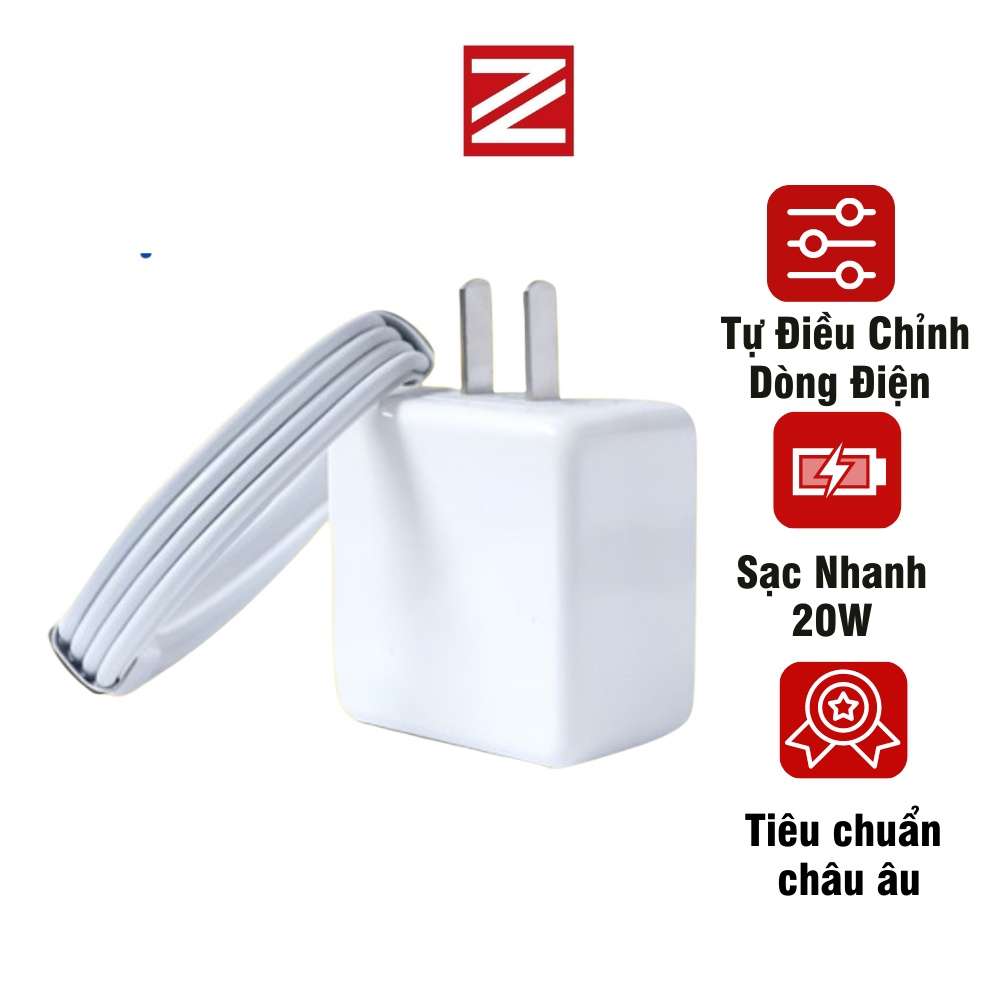 Củ sạc nhanh 20w PD sạc 30p lên 50% chính hãng ZUZG PD02