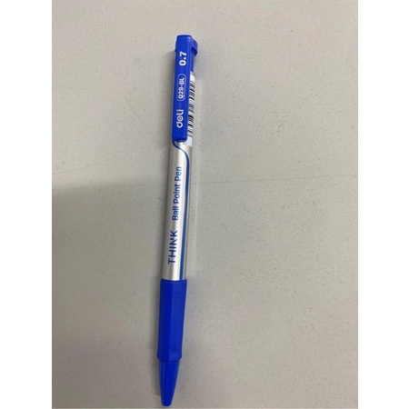 Hộp 12 Bút bi Deli Q29-BK, Q29-BL Nét 0.7mm - Màu xanh, đen