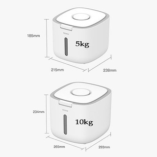 Thùng gạo thông minh ecoco tặng kèm cốc đong gạo, thùng đựng gạo 10kg chống ẩm mối mọt