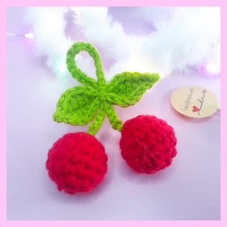 Móc khóa con ếch, móc khóa len, móc khóa handmade