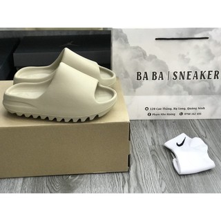 Full box | dép yz slide ss22 bản nhám kem đậm peru siêu nhẹ + freeship