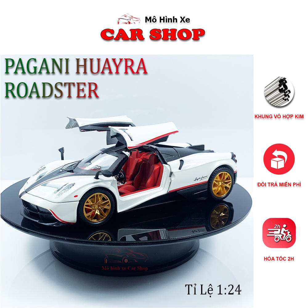 Mô hình xe Pagani Huayra Roadster tỉ lệ 1:24 hãng Chezhi