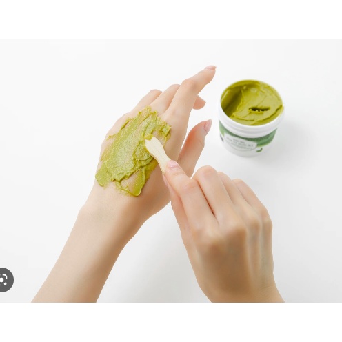 Mặt Nạ Trà Xanh Làm Sáng Da, Ngừa Mụn Le Quillaia Pure One Green Tea Gelato Pack 100G