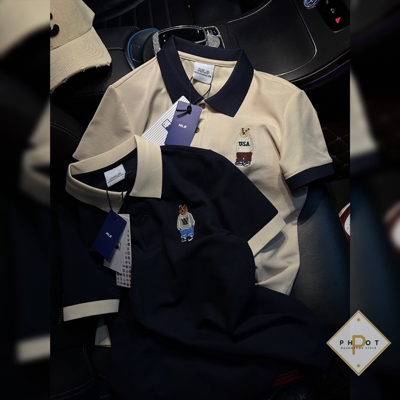 Áo Polo MLB Thêu QC L1