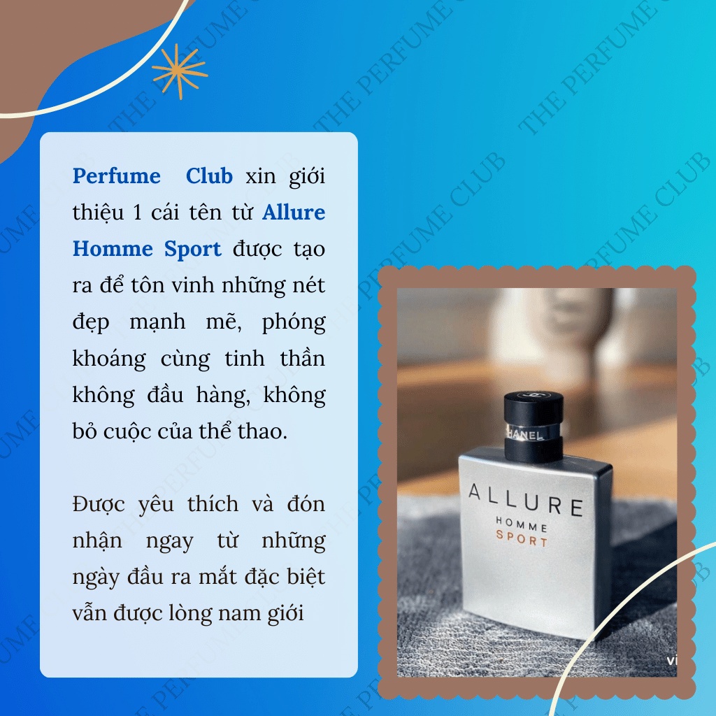 Nước Hoa Nam Chanel Allure Homme Sport EDT - Dầu Thơm Nam Tính Mạnh Mẽ | BigBuy360 - bigbuy360.vn