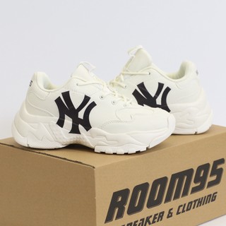Giày thể thao sneaker - mlb trắng chữ ny đen
