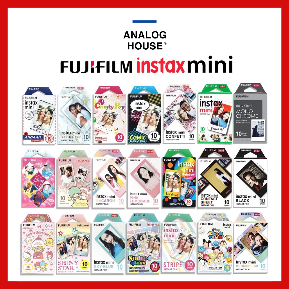 In ảnh Polaroid giấy film mini Instax (Viền màu)