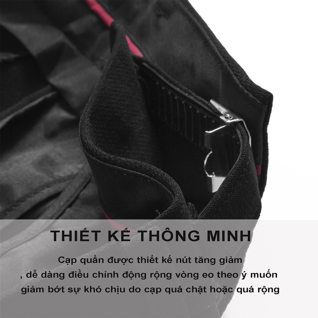 Quần âu nam tăng chỉnh cạp dáng Baggy JONATO, Quần tây nam phóng cách trẻ trung