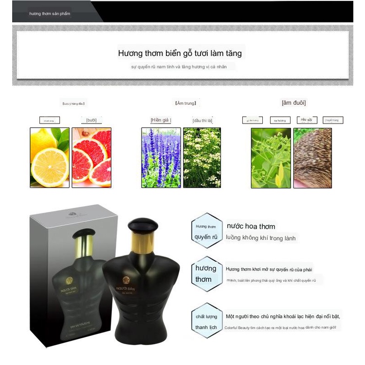 Nước hoa Nam VIRIL MEN 100ml hàng Cao cấp cho Phái Mạnh